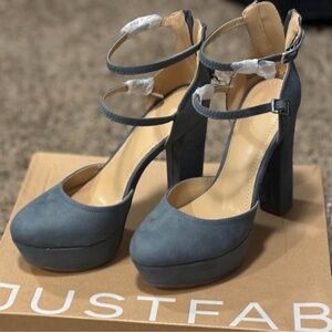 New blue heels, 5.5 women